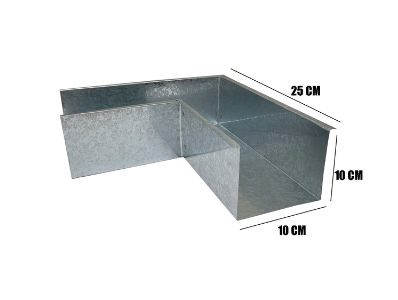 ESQUADRO QUADRADA CORTE 33 GALVALUME